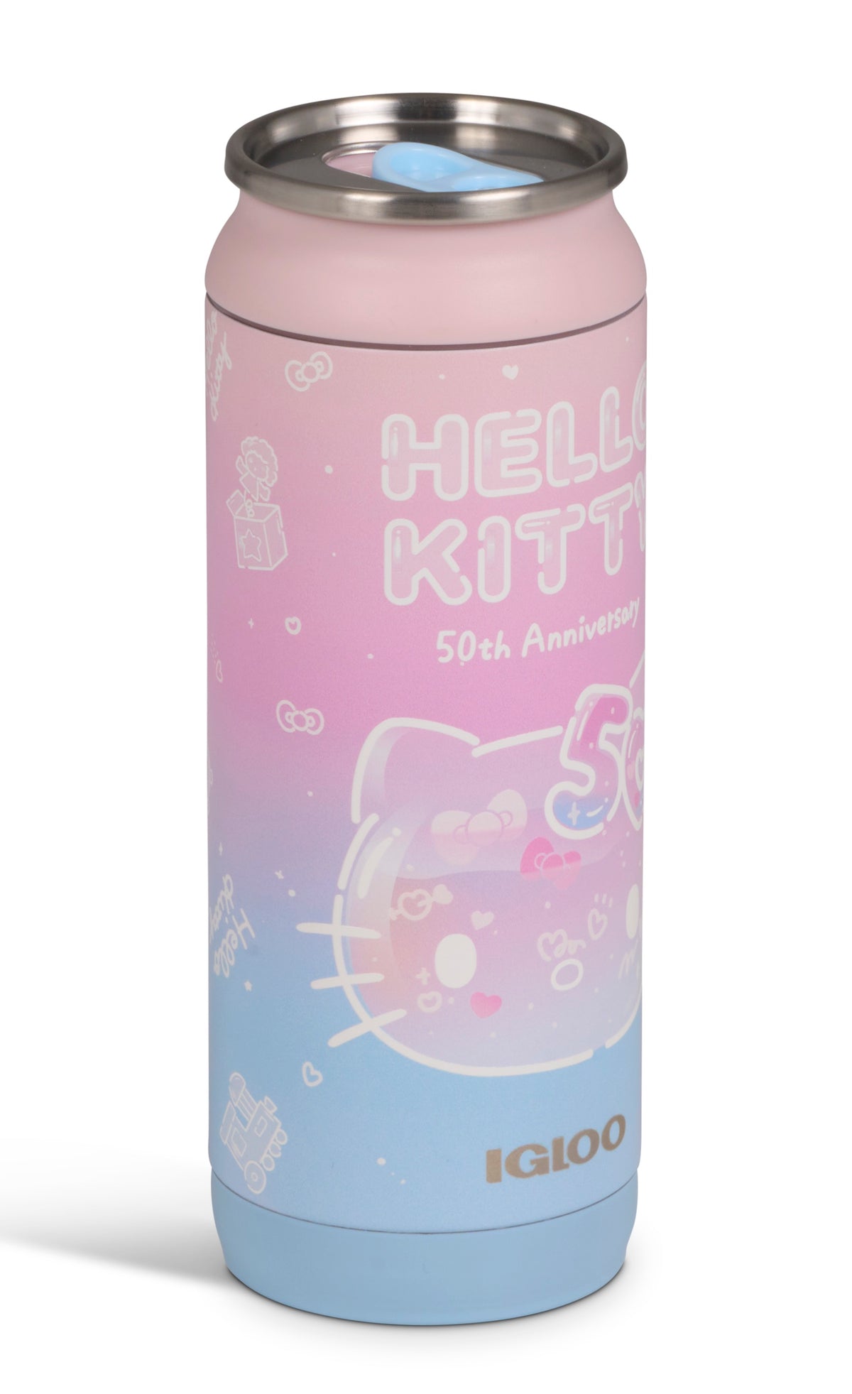 Hello Kitty x Igloo 50th Anniversary 16oz Stainless Steel Can Travel Igloo Products Corp