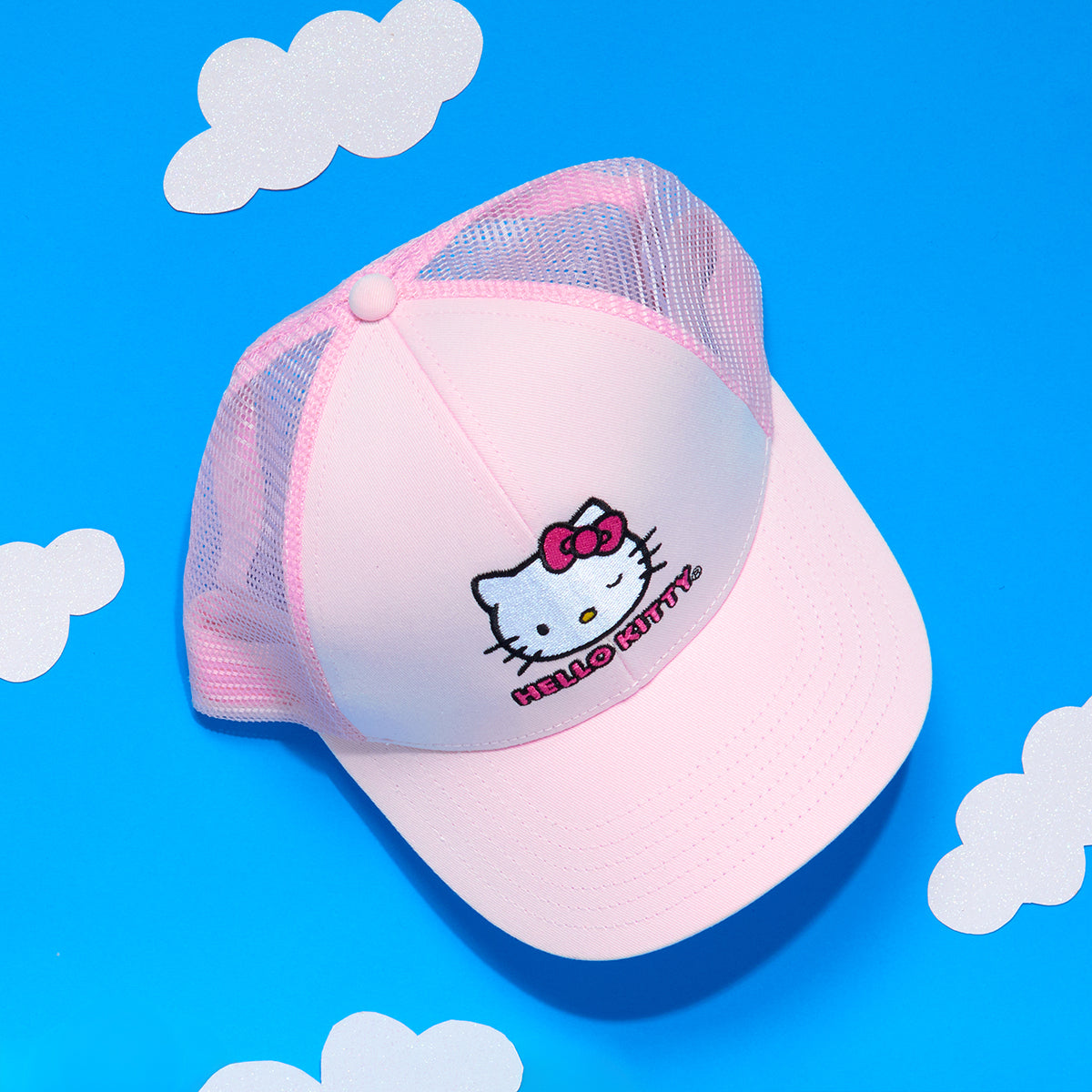 Hello Kitty Winking Trucker Hat Accessory Concept 1