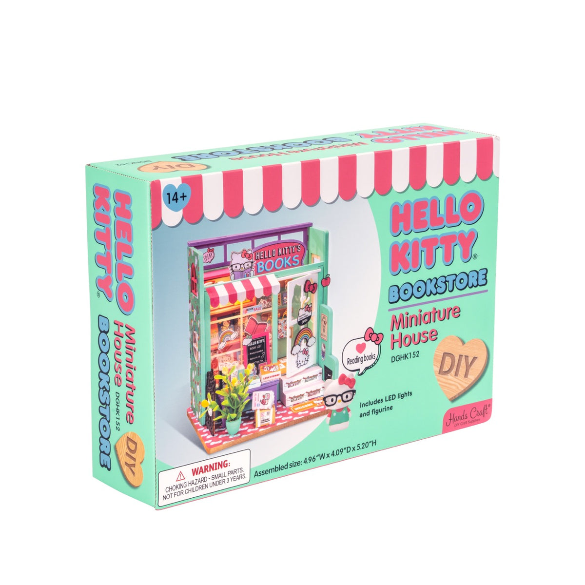Hello Kitty DIY Miniature Bookstore Toys&Games Hands Craft