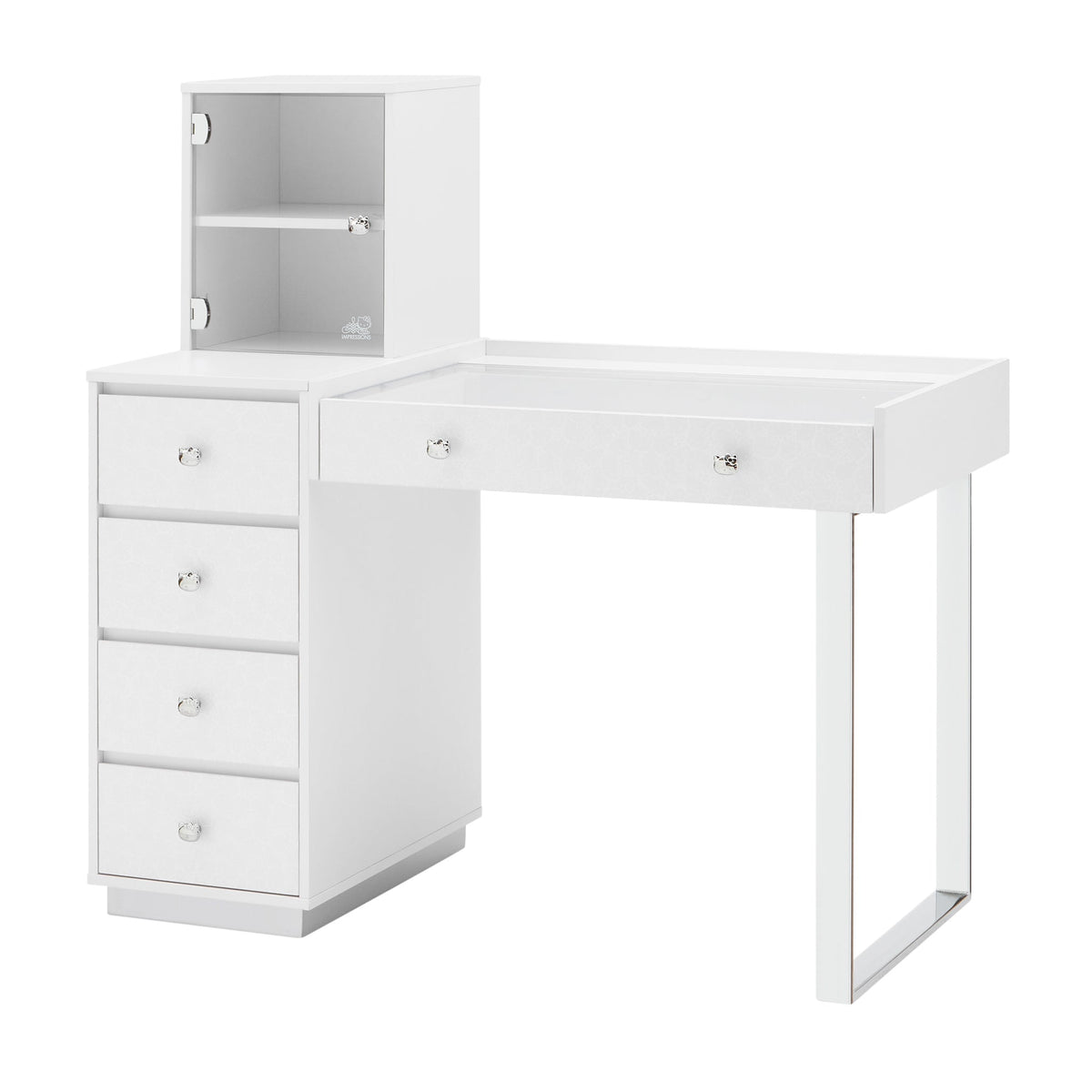 Hello Kitty x Impressions Vanity SlayStation Duet Vanity Desk Home Goods Impressions Vanity Co.