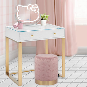 Hello Kitty x Impressions Vanity SlayStation Mini Vanity Table Home Goods Impressions Vanity Co. Gold