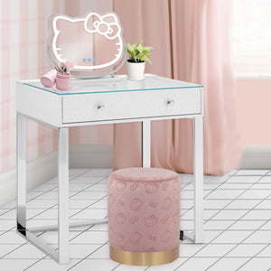Hello Kitty x Impressions Vanity SlayStation Mini Vanity Table Home Goods Impressions Vanity Co. Silver