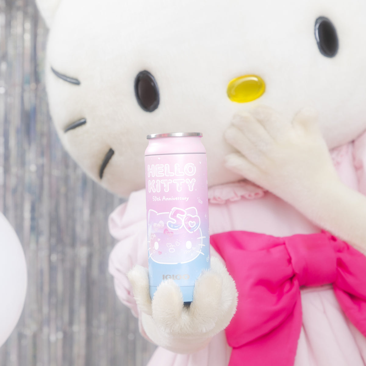 Hello Kitty x Igloo 50th Anniversary 16oz Stainless Steel Can Travel Igloo Products Corp