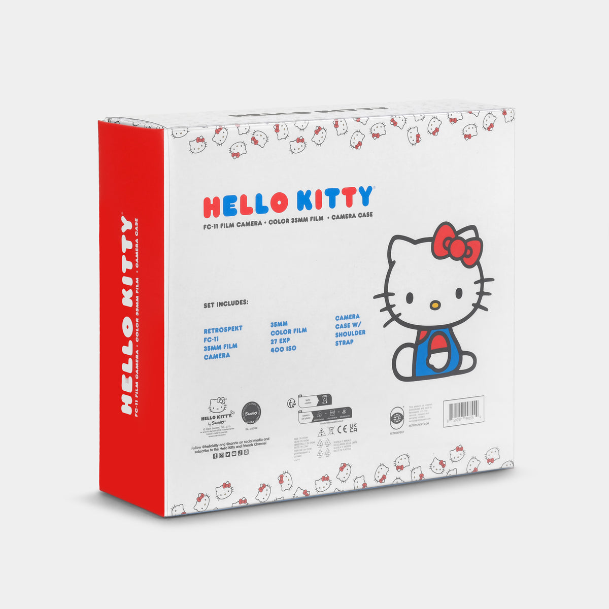 Hello Kitty Classic FC-11 35mm Camera, Bag and Film Gift Set Toys&Games RETROSPEKT