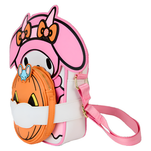 My Melody x Loungefly Pumpkin Crossbuddies Bag Bags Loungefly