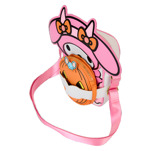 My Melody x Loungefly Pumpkin Crossbuddies Bag Bags Loungefly