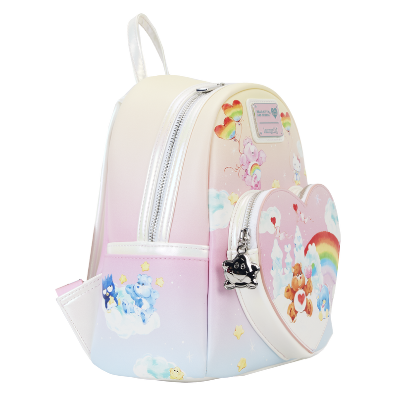 Hello Kitty and Friends x Care Bears Care-A-Lot Mini Backpack Bags Loungefly