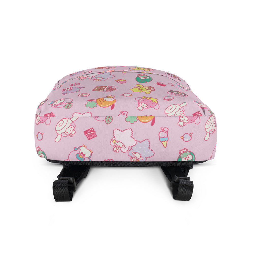 Hello Kitty and Friends Eats & Treats All-over Print Backpack Backpacks Printful