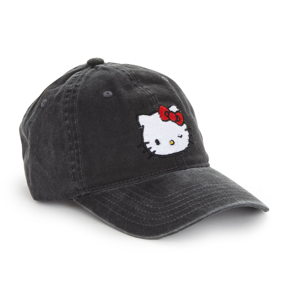Hello Kitty Retro Pigment Wash Cap (Black) Accessory CONCEPT 1