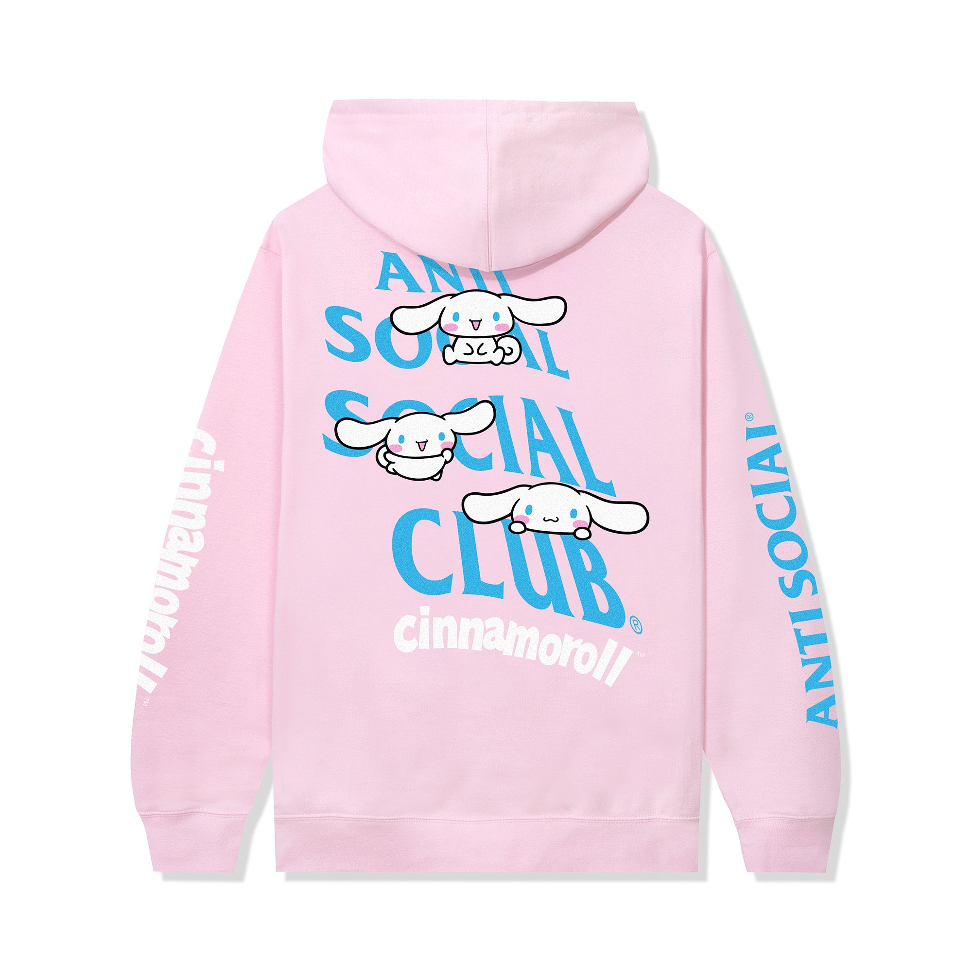 Anti Social Social Club x Cinnamoroll Classic Hoodie (Pink) Apparel Anti Social Social Club