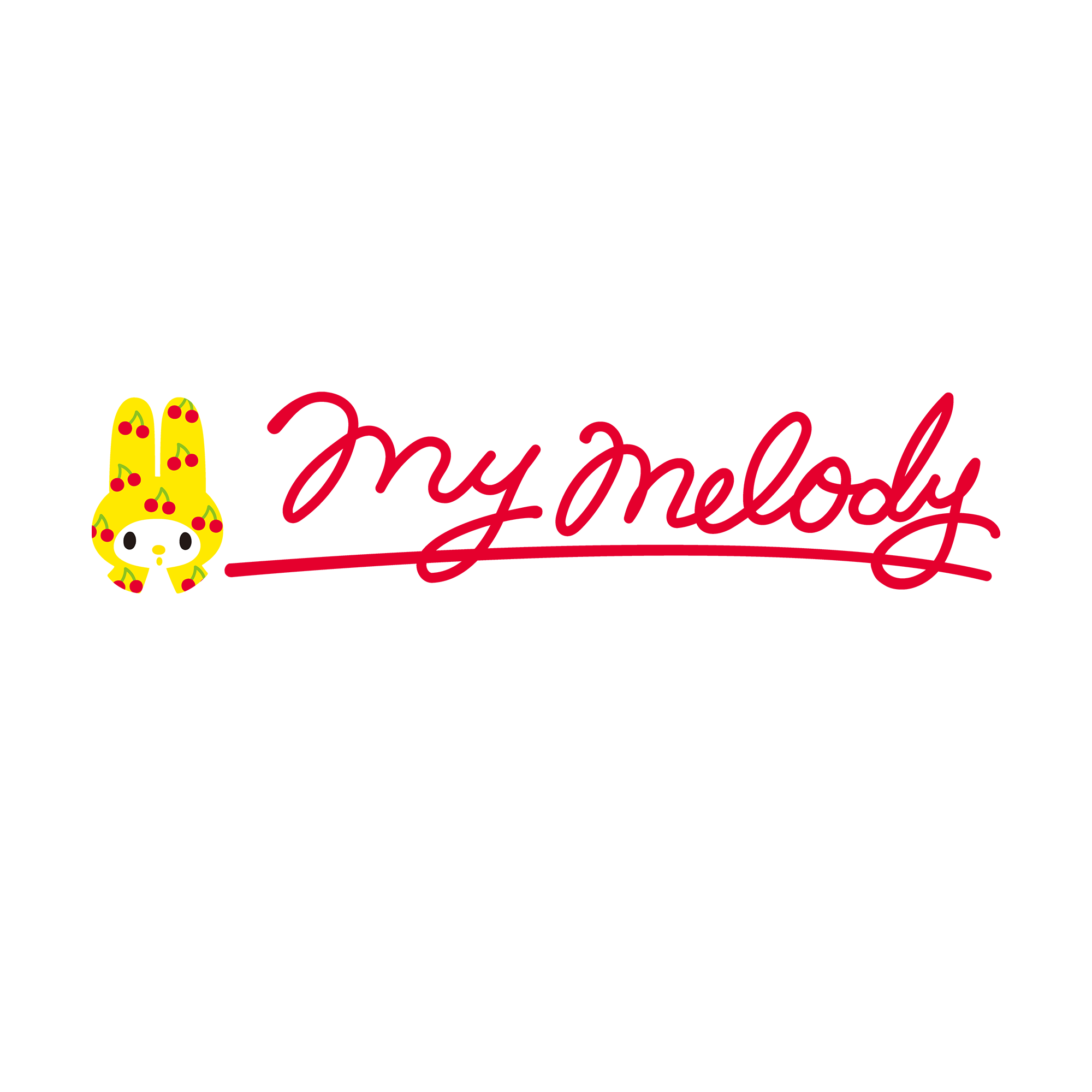 My Melody Cherry Sweet Logo Classic Crewneck Apparel Printful Light Pink S