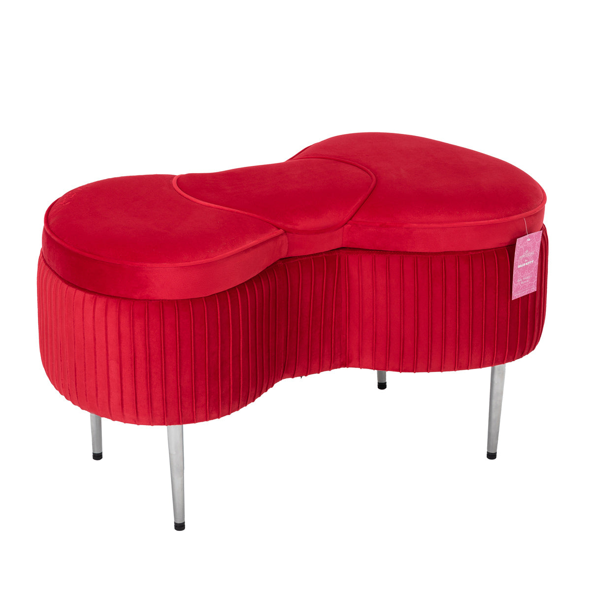 Hello Kitty x Impressions Vanity Bow Storage Bench Home Goods Impressions Vanity Co.