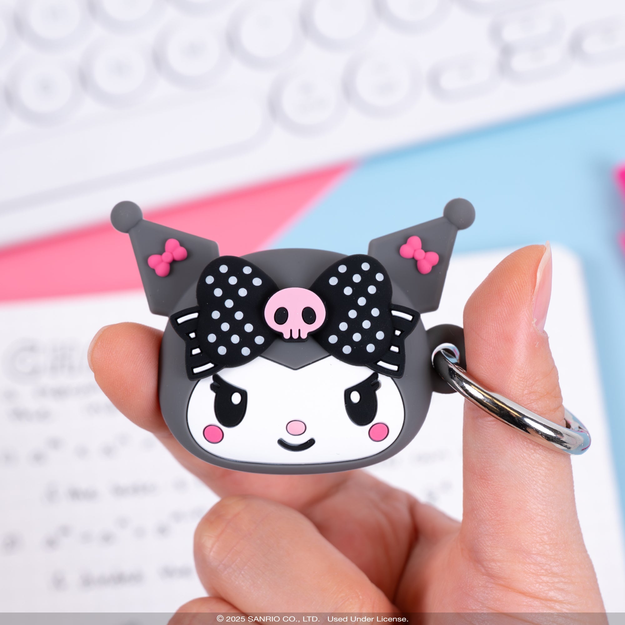 Kuromi 20th Anniversary 3D Figural AirTag Case Accessory Hamee.com - Hamee US