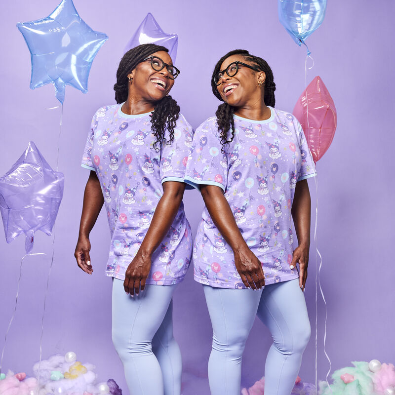 Kuromi x Loungefly Carnival Unisex Ringer Tee Apparel Loungefly   
