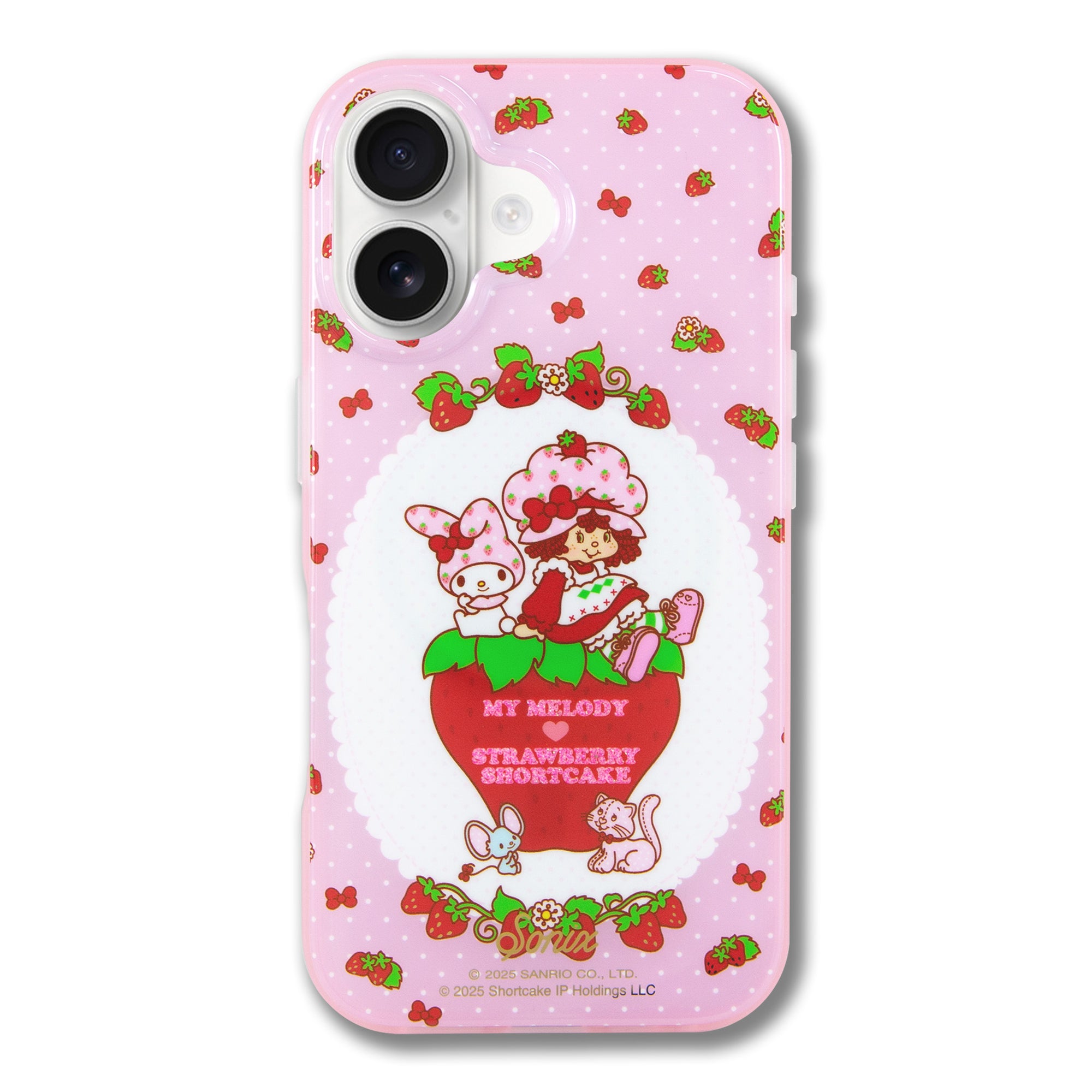My Melody x Strawberry Shortcake iPhone Case Accessory BySonix Inc. PINK iPhone 16