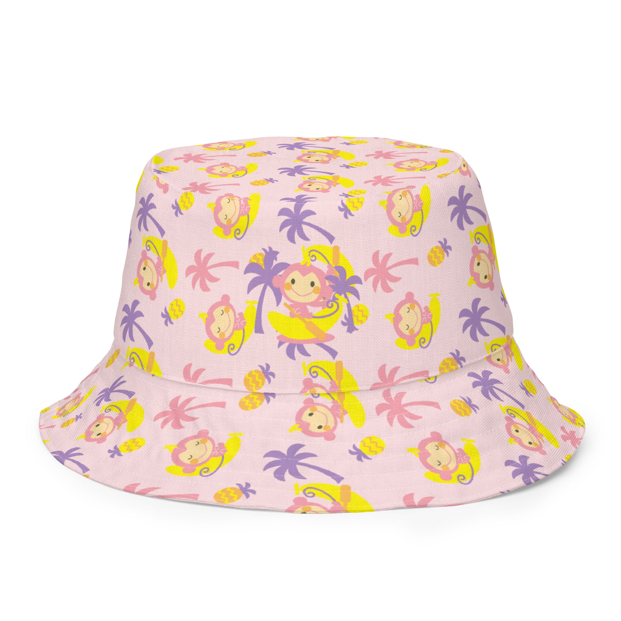 Chi Chai Monchan Banana Boat Reversible Bucket Hat Accessory Printful S/M  