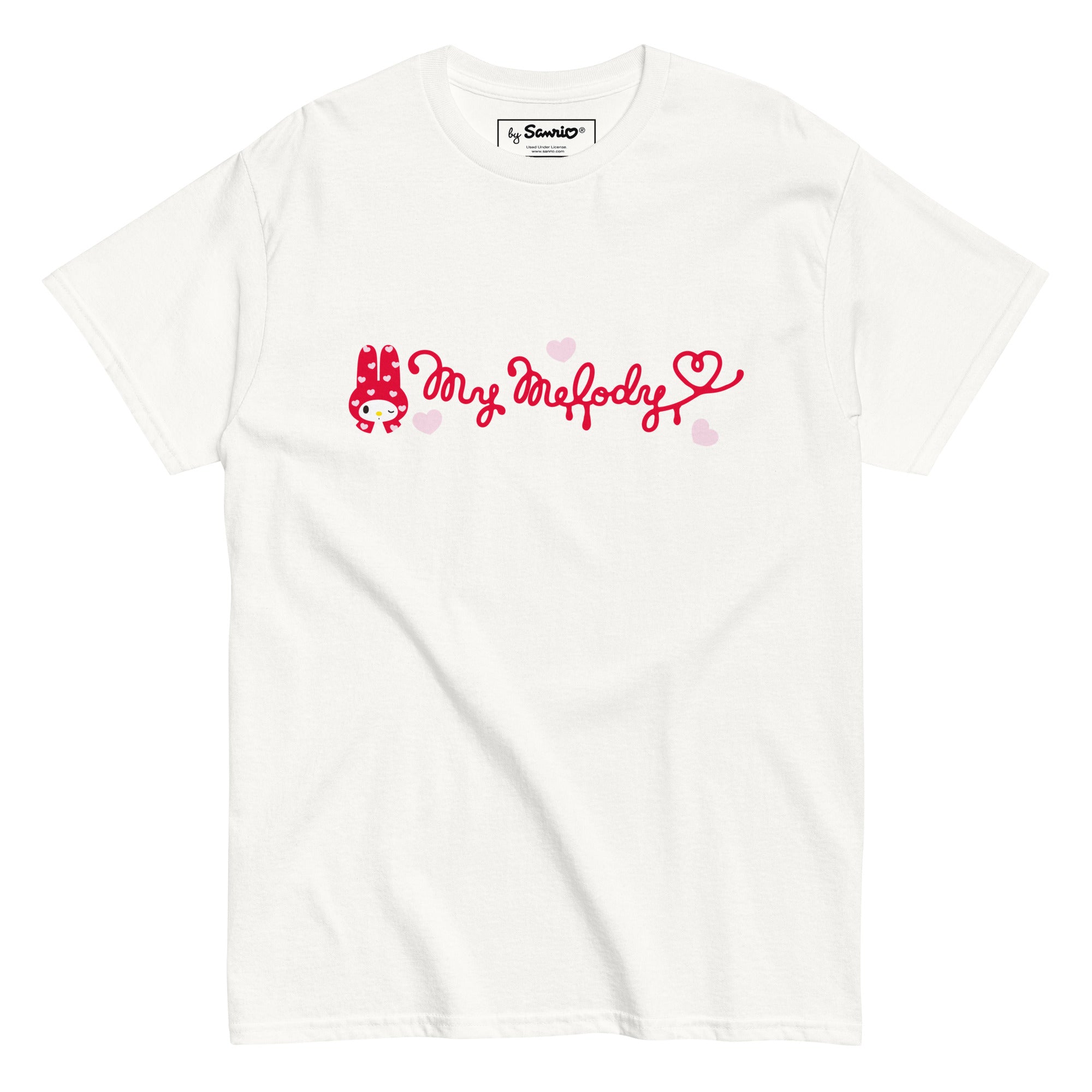 My Melody Sweetheart Logo Tee Apparel Printful White S