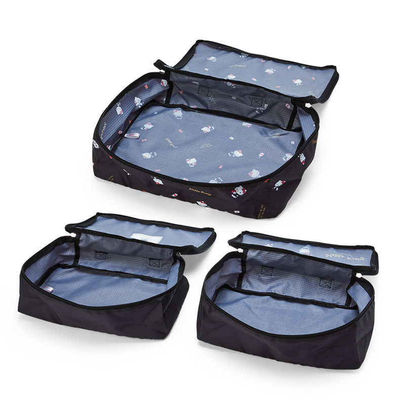 Hello Kitty 3-Piece Packing Cube Set Travel Japan Original   