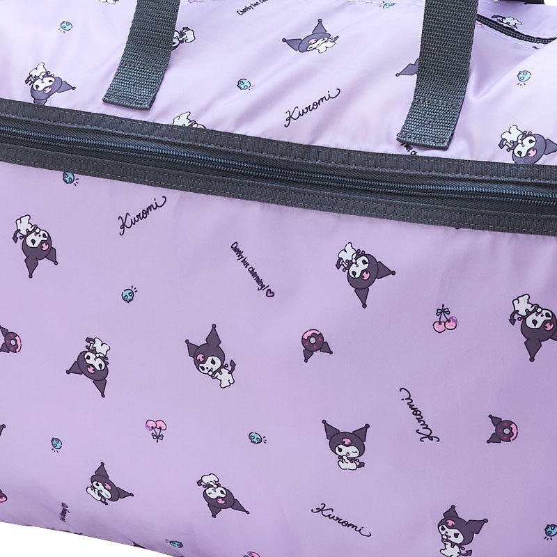 Kuromi All-Over Print Foldable Weekender Bag Bags Japan Original   