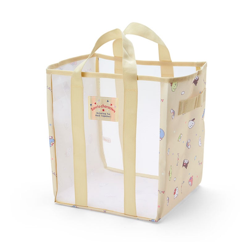 Sanrio Characters Mesh Storage Tote (Medium) Home Goods Japan Original   