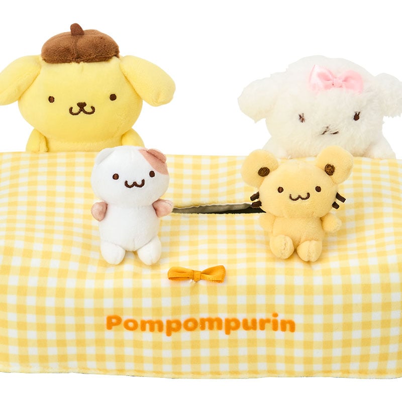Pompompurin Besties Soft Tissue Box Cover Home Japan Original