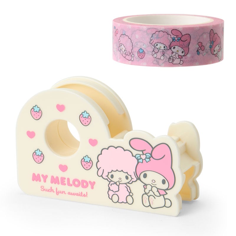 My Melody Washi Tape and Dispenser Set (Sanrio Forever Series) Stationery Japan Original