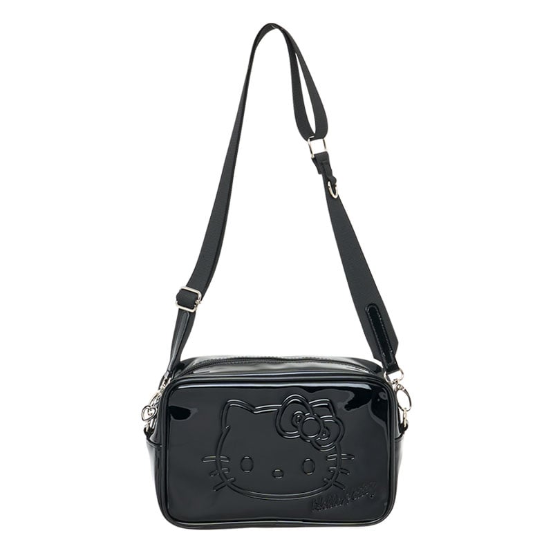Hello Kitty Crossbody Bag (Silver Houndstooth Series) Bags Japan Original
