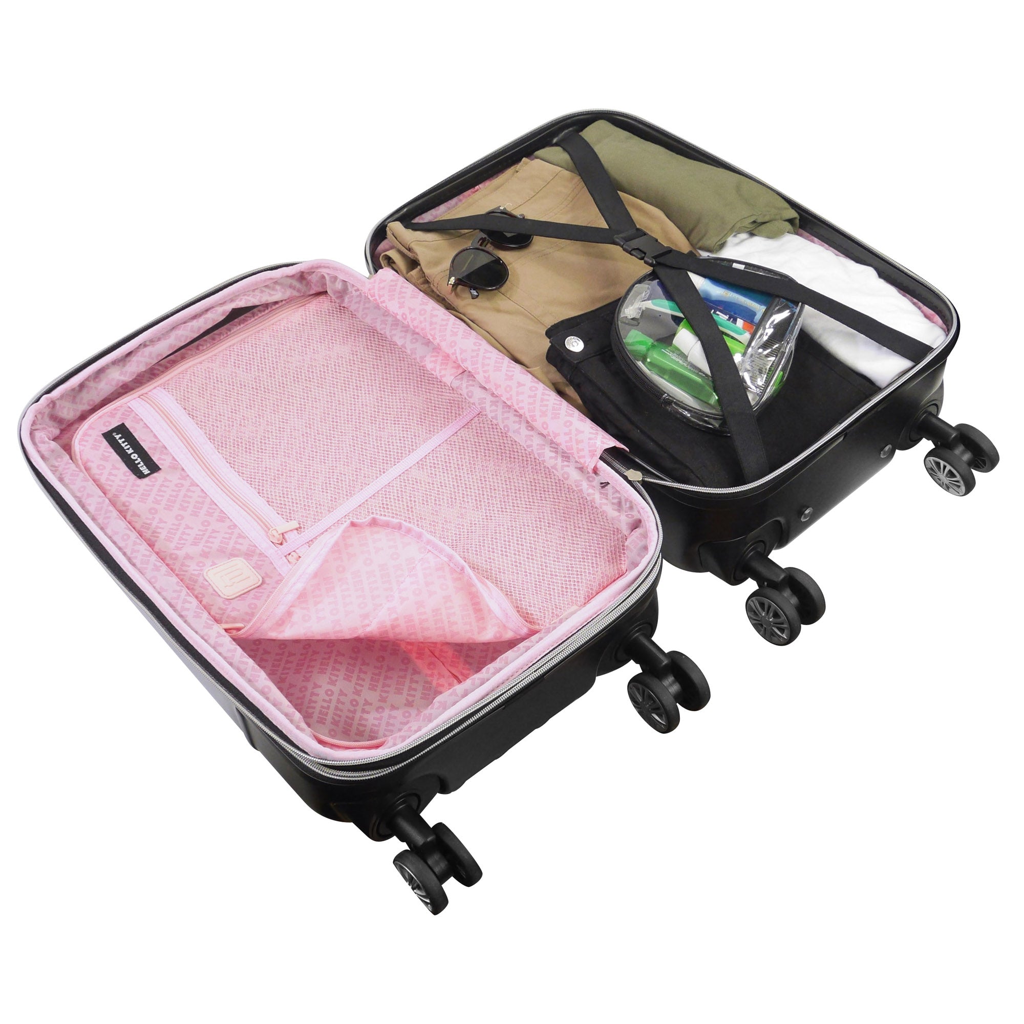 Hello Kitty x FUL  21" Hardshell Carry-on Luggage in Black Travel Concept 1   