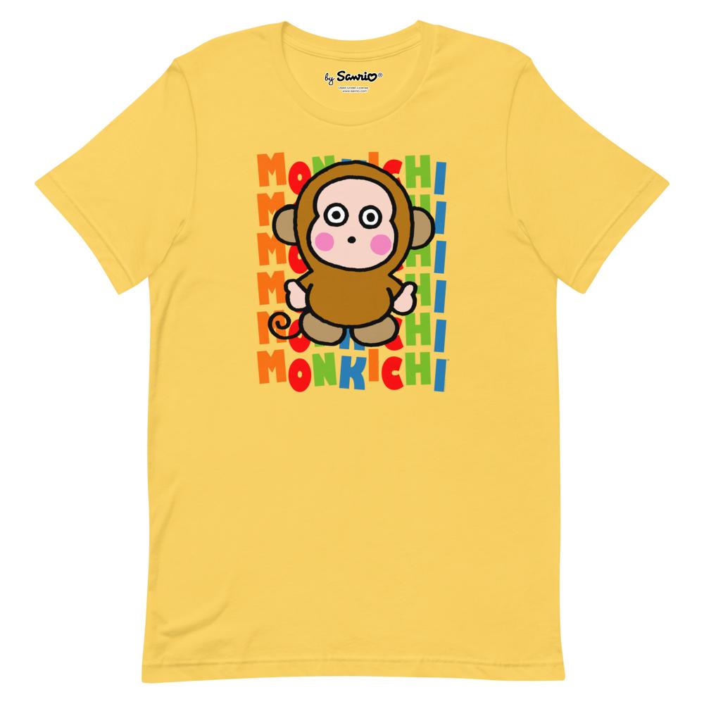 Monkichi Watashi Wa T-Shirt (Yellow) Apparel Printful S